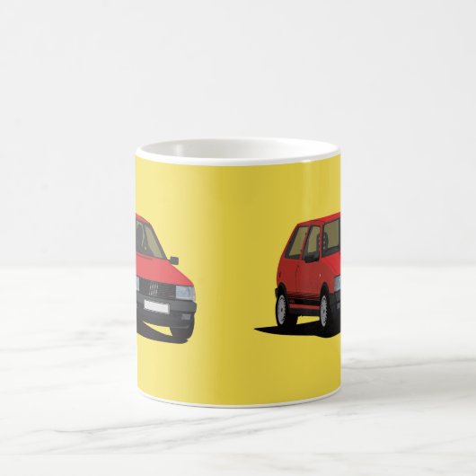 ウノミレターボ- 2つの画像コーヒーマグ コーヒーマグカップ (中央)