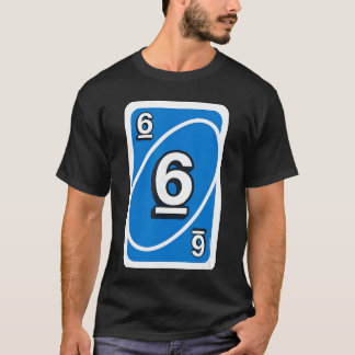 ウノ ハロウィン ブルー 6 カード Tシャツ