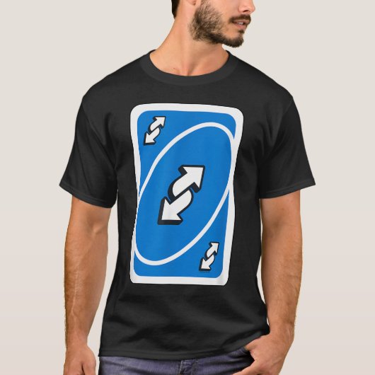 ウノ - ブルー Tシャツ (正面)