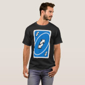 ウノ - ブルー Tシャツ (正面フル)