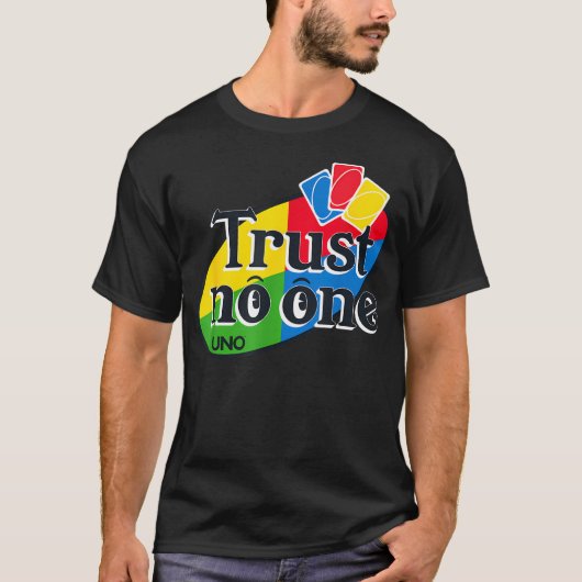 ウノ - 誰も信じるな Tシャツ (正面)