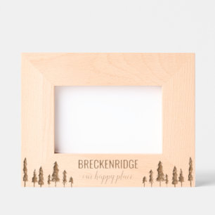 ウハッピープレイスカスタム休暇 レーザー彫刻フレーム