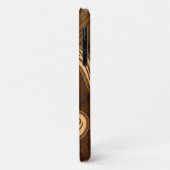 ウハネウホンウフェイクウッドハワイアンカメ Case-Mate iPhoneケース (裏面/左)