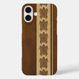 ウハネホヌウッフェイクドハワイアンタートルケースマテiPh iPhone 16 Plusケース