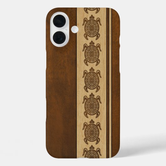 ウハネホヌウッフェイクドハワイアンタートルケースマテiPh Case-Mate iPhoneケース (裏面)