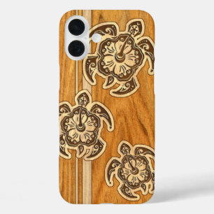 ウハネ本木フェイクハワイアンタートルケースメイトiPh iPhone 16 Plusケース