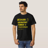 ウハン研究所ウイルス Tシャツ (正面フル)