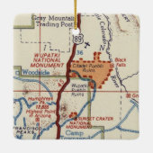 ウパツキ国定記念碑ヴィンテージ地図 セラミックオーナメント (裏面)