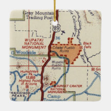 ウパツキ国定記念碑ヴィンテージ地図
