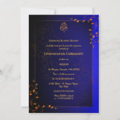 ウパナヤナムまたはヒンドゥー聖糸ジャヌー式 招待状 (正面)