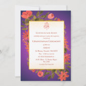 ウパナヤナムまたはヒンドゥー聖糸ジャヌー式 招待状 (正面)