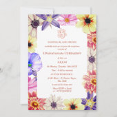 ウパナヤナムまたはヒンドゥー聖糸ジャヌー式 招待状 (正面)