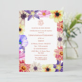 ウパナヤナムまたはヒンドゥー聖糸ジャヌー式 招待状 (スタンド正面)