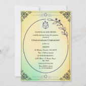 ウパナヤナムまたはヒンドゥー聖糸ジャヌー式 招待状 (正面)