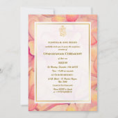 ウパナヤナムまたはヒンドゥー聖糸ジャヌー式 招待状 (正面)