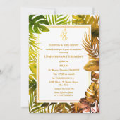 ウパナヤナムまたはヒンドゥー聖糸ジャヌー式 招待状 (正面)