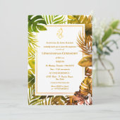 ウパナヤナムまたはヒンドゥー聖糸ジャヌー式 招待状 (スタンド正面)