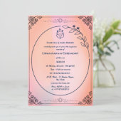 ウパナヤナムまたはヒンドゥー聖糸ジャヌー式 招待状 (スタンド正面)