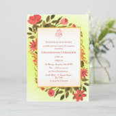 ウパナヤナムまたはヒンドゥー聖糸ジャヌー式 招待状 (スタンド正面)