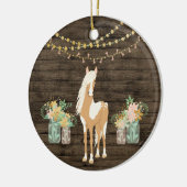 ウパーソナライズされたッ素朴ド セラミックオーナメント (左)