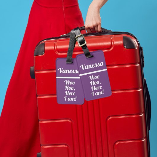 ウパーソナライズされたー |荷物おもしろいタグ ラゲッジタグ