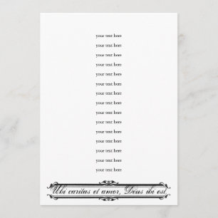 ウビカリタスエアモール結婚式招待状テンプレート 招待状