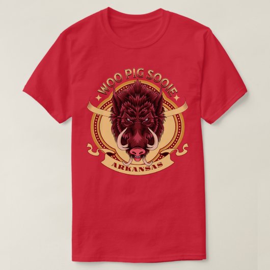 ウピグソーイワイルドボア Tシャツ (デザイン正面)