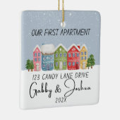 ウファーストアパートメント引っ越し祝いパーティーニューホーム セラミックオーナメント (右)