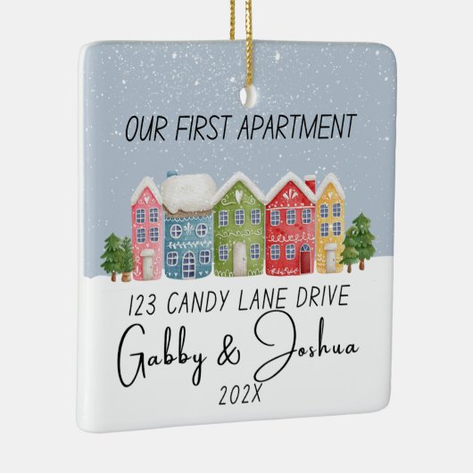 ウファーストアパートメント引っ越し祝いパーティーニューホーム セラミックオーナメント (右)