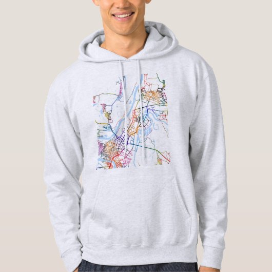 ウファ ロシア 都市地図 パーカ (正面)