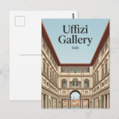 ウフィツィ美術館 イタリア ポストカード (正面/裏面)