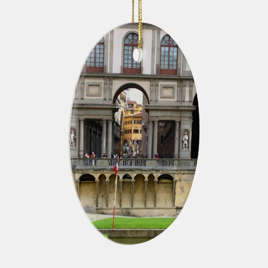 ウフィツィ美術館 セラミックオーナメント (右)