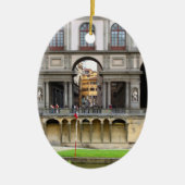 ウフィツィ美術館 セラミックオーナメント (正面)