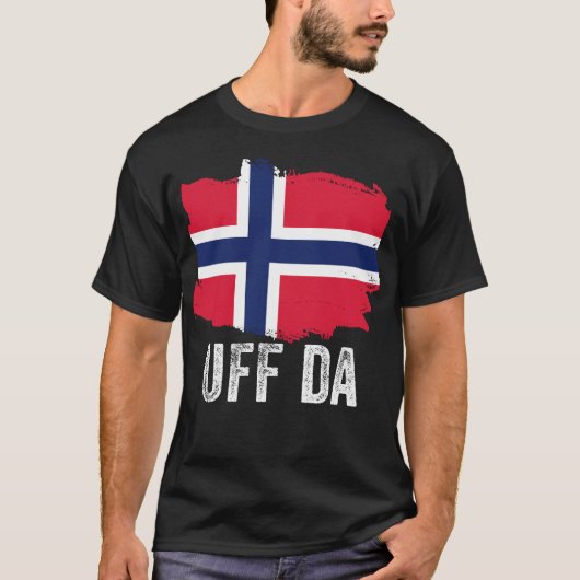 ウフダノルウェーフレーズスカンジナビアノルゲバイキング Tシャツ (正面)