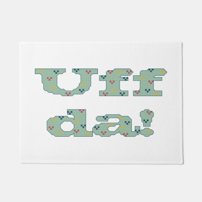 ウフダ！ ドアマット (正面)