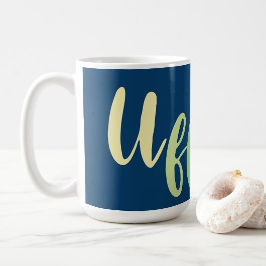 ウフダ!ノルウェー語、ミネソタ コーヒーマグカップ (ドーナツ)