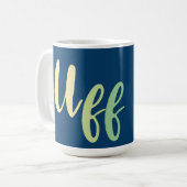 ウフダ!ノルウェー語、ミネソタ コーヒーマグカップ (正面左)