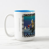 "ウフララウタク"イヌピアクマグ ツートーンマグカップ (左)