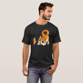 ウフワン ネコとネズミ 犬 1 Tシャツ (正面フル)
