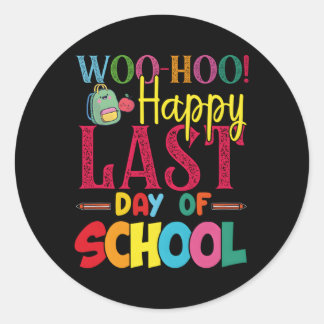 ウフーハッピーハッピースクールの最終日おもしろい先生シュトゥード ラウンドシール