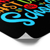 ウフーホハッピーハッピースクールおもしろい先生 ポスター (角)