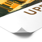 ウプサラスウェーデントラベルプリント ポスター (角)