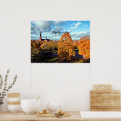 ウプサラ、スウェーデンの風景 ポスター (キッチン)