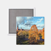 ウプサラ、スウェーデンの風景 マグネット (正面/裏面)