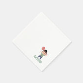 ウプシェリンパーソナライズされたナプキン スタンダードカクテルナプキン (角)