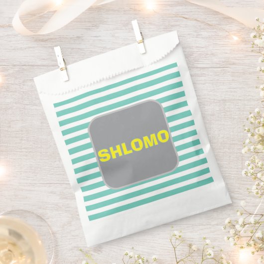 ウプストライプのシェリン党賛成バッグ フェイバーバッグ (クリップ留めされた状態)