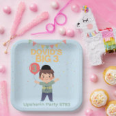 ウプパーソナライズされたシェリンパーティープレート ペーパープレート (パーティー)