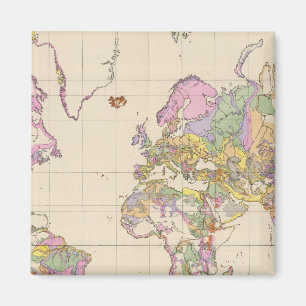 ウベルシヒト·デル·エルデ-地球地図の概要 マグネット