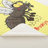 ウマおもしろいバエ シェルパブランケット (3/4)