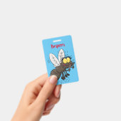 ウマおもしろいバエ バッジ (手持ち)